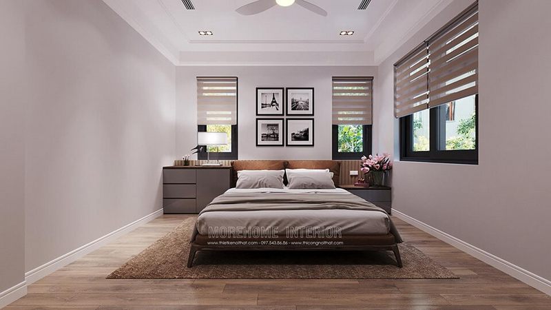 Biến không gian nội thất phòng ngủ nhà bạn sang trọng và tinh tế hơn với kiểu dáng giường ngủ gỗ hiện đại này.