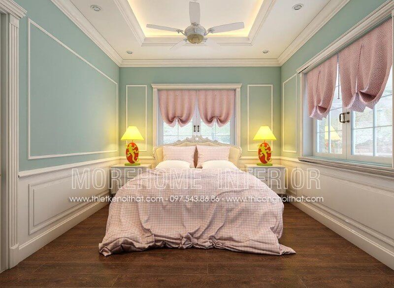 Gợi ý lựa chọn giường ngủ biệt thự phong cách tân cổ điển cao cấp