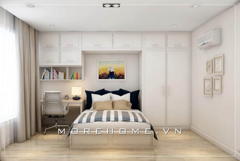 #22 Mẫu phòng ngủ đẹp trong Thiết kế nội thất căn hộ 4phòng ngủ tại Hải Dương